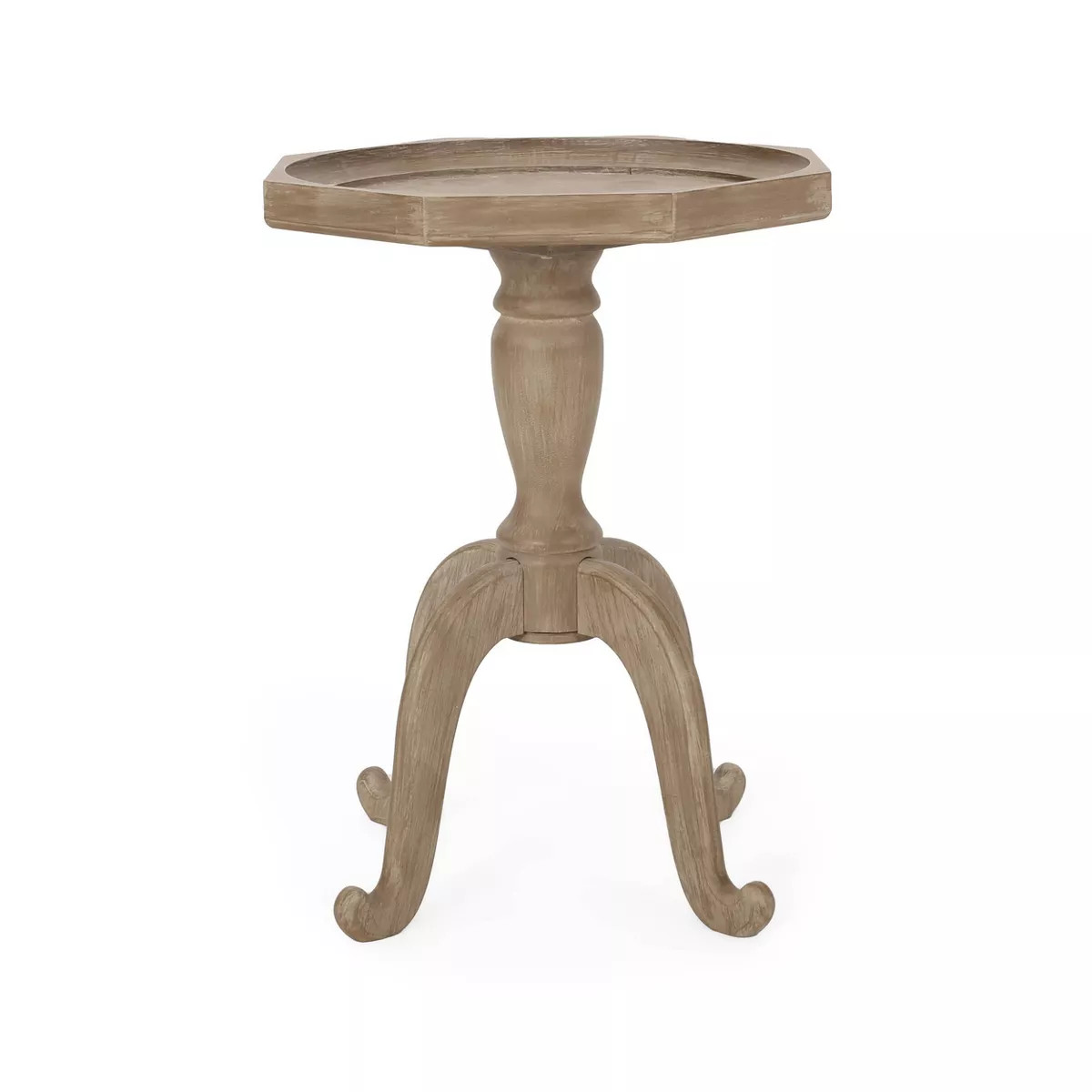 Catawissa French Country Accent Table with Octagonal Top Natural - Christopher Knight Home: Elega... | Target