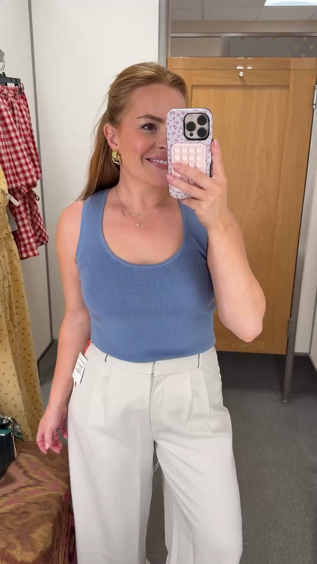 An elevated summer outfit that works for the office, meetings, or dinner plans. The soft blue tank paired with tailored trousers creates a polished look without sacrificing comfort.

#WorkwearStyle #NordstromFashion #WideLegPants #SummerWorkwear #OfficeOutfit

#LTKWorkwear