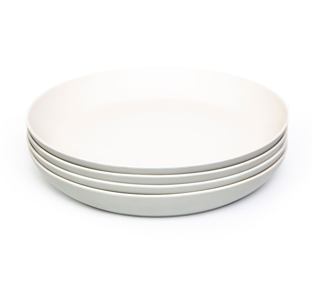 Bamboo Coupe Dinner Plates, Set of 4 | Pottery Barn (US)