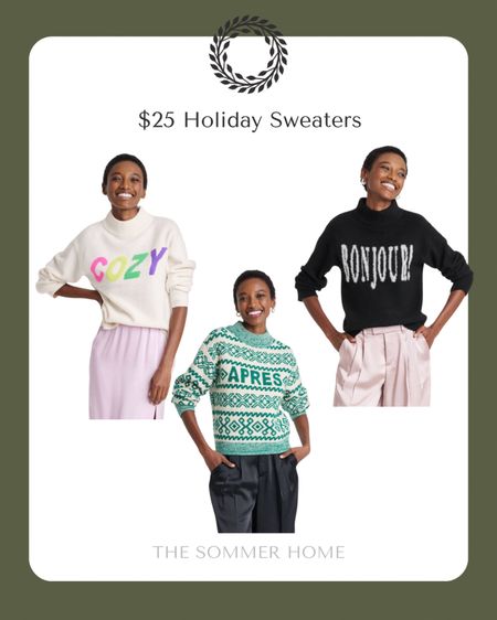 $25 Christmas sweater!
Christmas party outfit 
Christmas outfit 
Target

#LTKfindsunder50 #LTKover40 #LTKHoliday