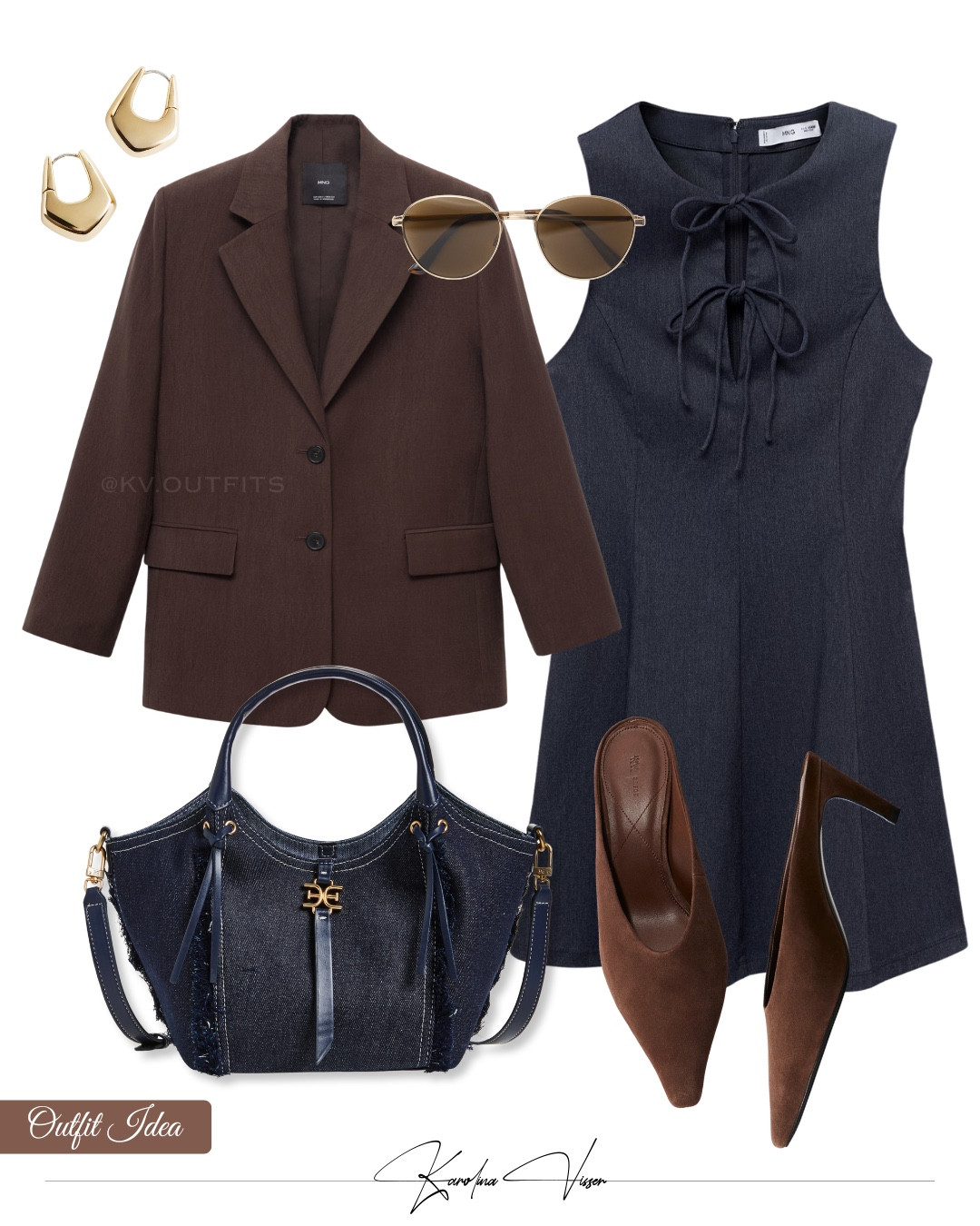 Denim Dress & Brown Blazer 👗👖🤎

Tags: brown blazer mango denim dress with bows denim bag sam edelman brown suede mules h&m gold frame brown sunglasses gold bell hoop earrings &otherstories summer outfit timeless fashion party outfit date night outfit workwear office look neutral tones  

#LTKdatenight #LTKpartywear #LTKworkwear