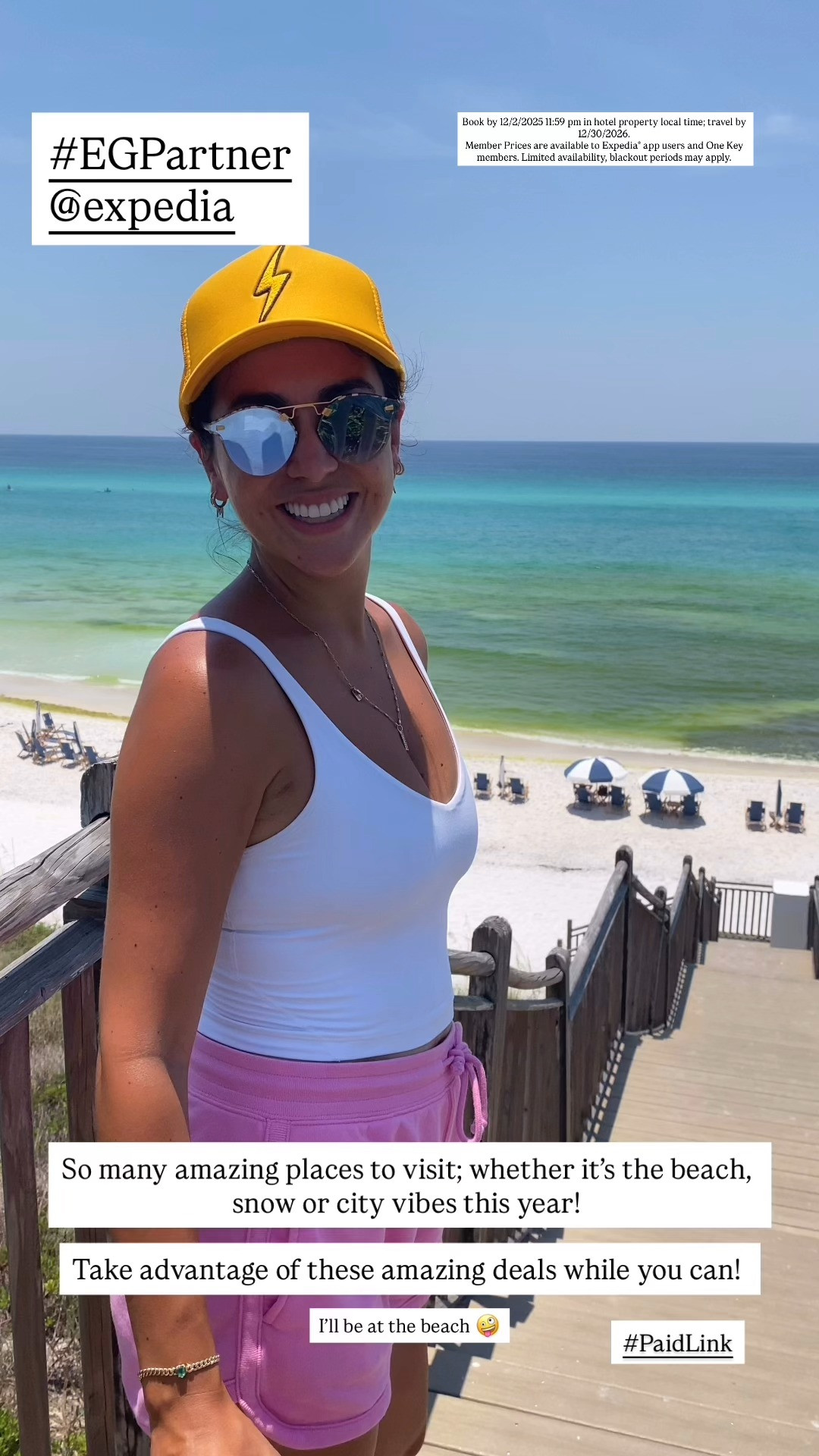 #EGPartner Who else has the travel bug for 2026?! This Black Friday is the time to get that trip on the calendar thanks to @expedia. You can save up to 50% or more on select hotels when you book by December 2nd, and travel by December 30, 2026. Book by 12/2/2025 11:59 pm in hotel property local time; travel by 12/30/2026. Member Prices are available to Expedia® app users and One Key members. Limited availability, blackout periods may apply. 

 

#LTKCyberWeek #LTKHoliday #LTKTravel