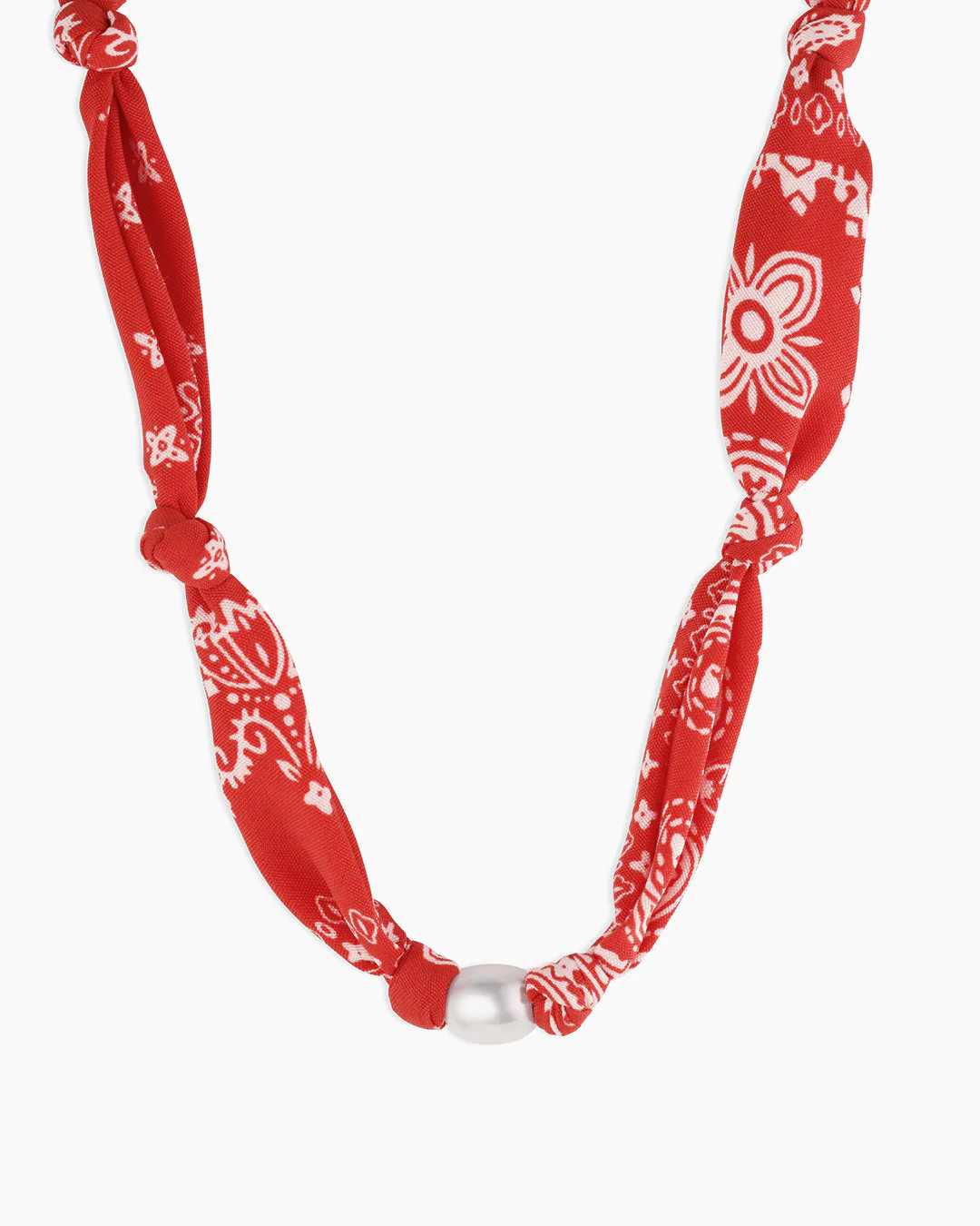 Paisley Bandana Pearl Necklace | gorjana