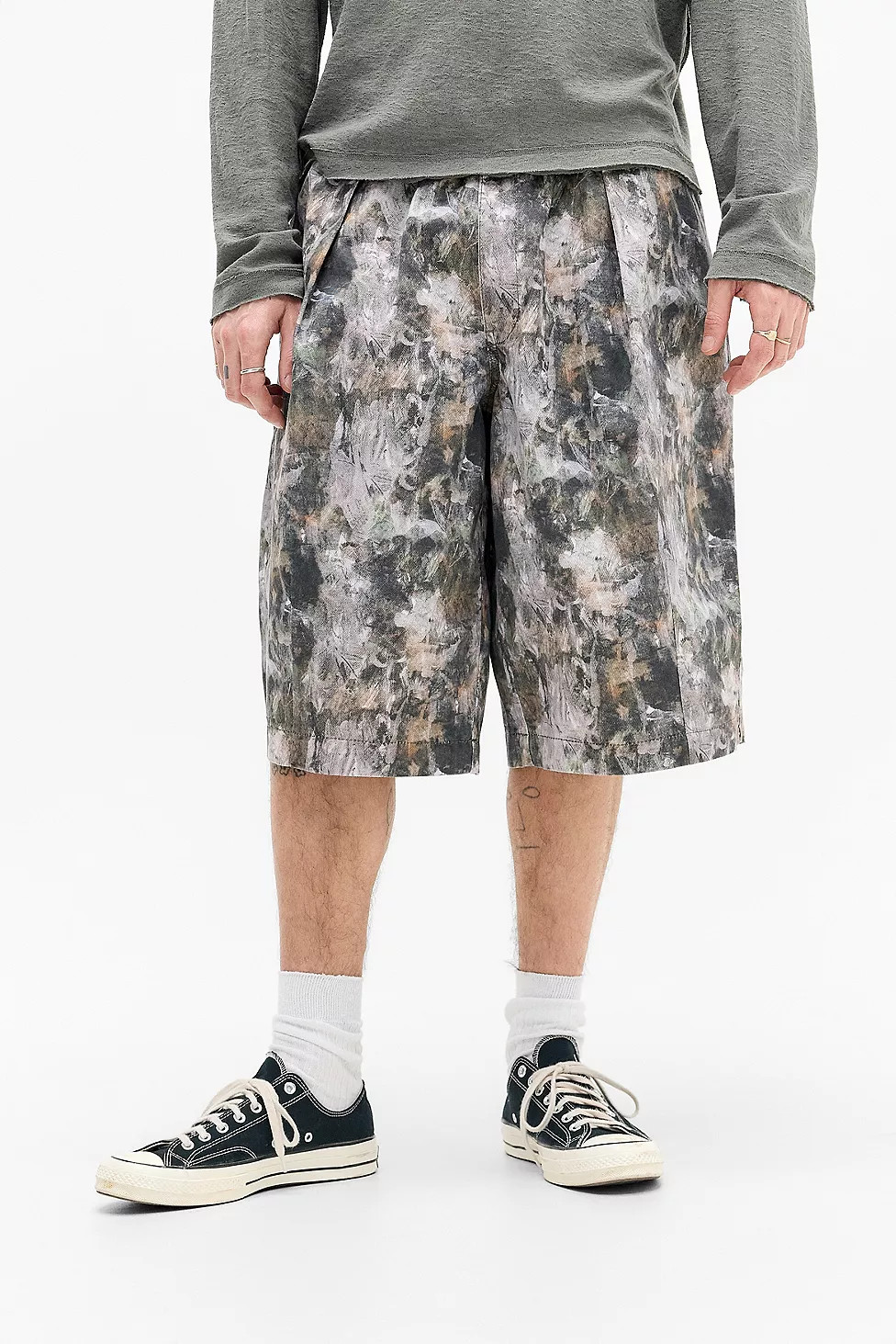 BDG Bobbi Camo Watercolour Shorts | Urban Outfitters UK