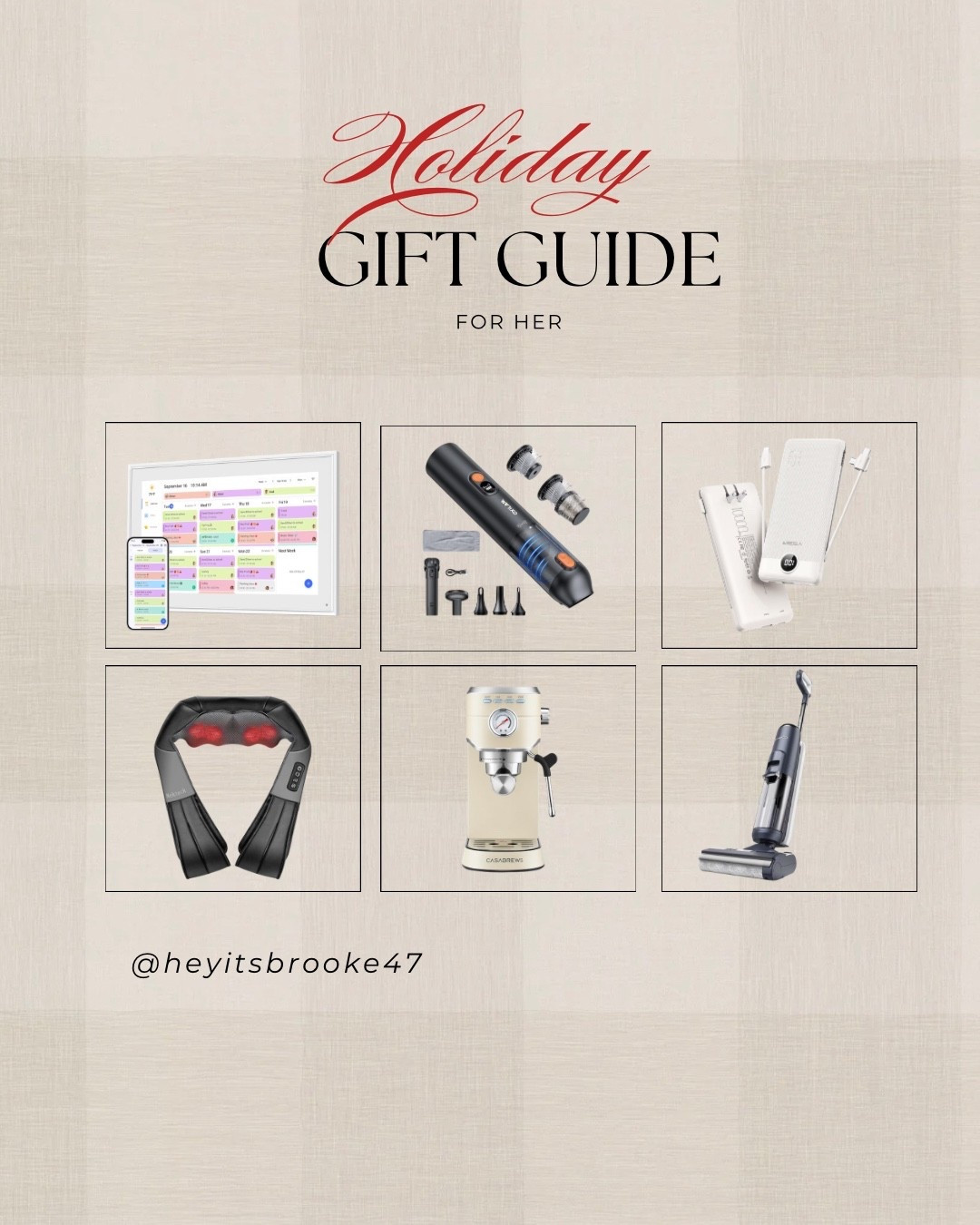 Holiday gift guide for her! 🎄✨

#LTKmomlife #LTKGiftGuide #LTKCyberWeek