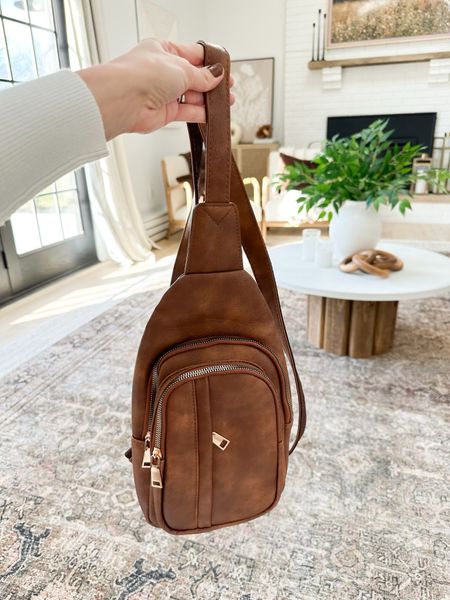 Amazon’s women’s leather brown sling crossbody bag - comes in a few colors!



#LTKstyletip #LTKfindsunder50