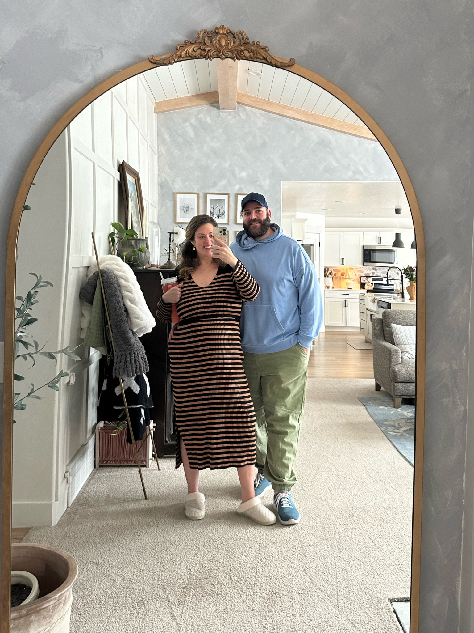 OOTD for our last day out and about! We went on our last date before baby comes and we were looking cute! Love this dress for maternity even though it’s not meant to be maternity it perfectly highlights my bump! 

#LTKplussize #LTKbump #LTKfamily