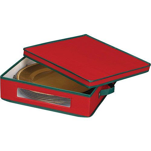 Household Essentials Holiday Charger Plate Chest - Walmart.com | Walmart (US)
