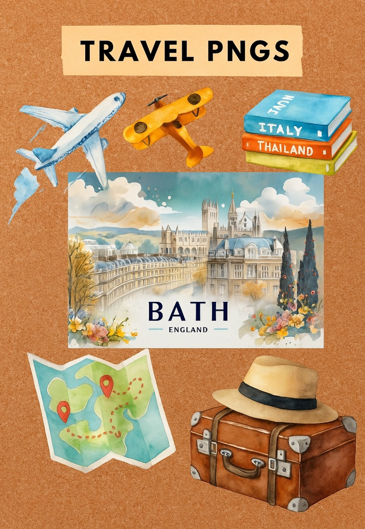 If you like to create, these are great PNGs to help you with your travel bug! 

#LTKTravel