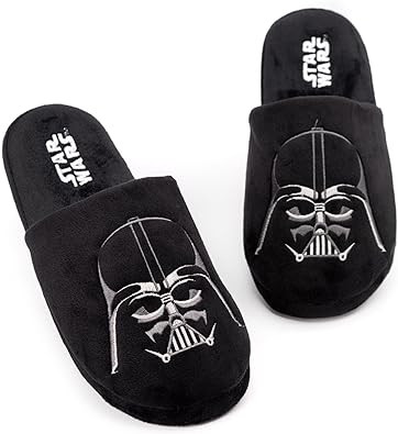 STAR WARS Men's Slippers Darth Vader Dark Side Polyester House Shoes | Amazon (US)