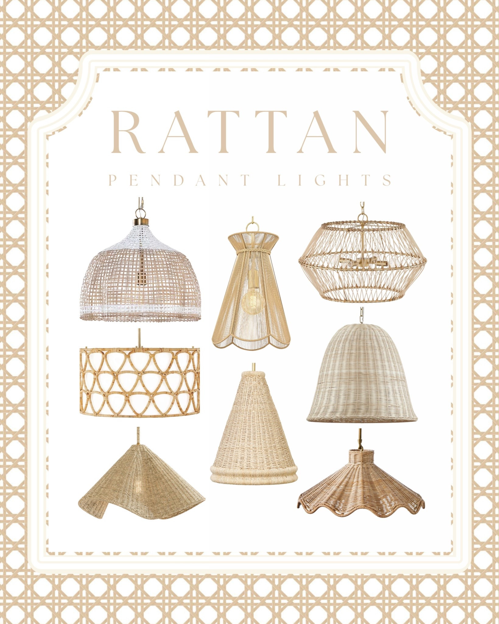 Rattan pendant lights are the ultimate coastal staple 🤍 Sharing some of my favorite woven, wicker, and natural fiber lighting finds to elevate your kitchen, dining room, or entryway. These neutral statement pieces add warmth, texture, and that effortless coastal charm we all love ✨ #coastalhome #rattandecor #coastallighting #coastalchic

#LTKSaleAlert #LTKHome