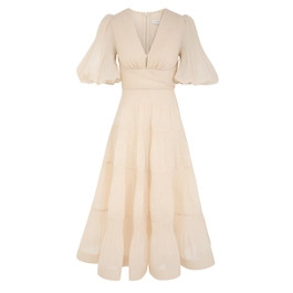 Pleated Midi Dress | ZIMMERMANN (US, CA, EU, MENA)