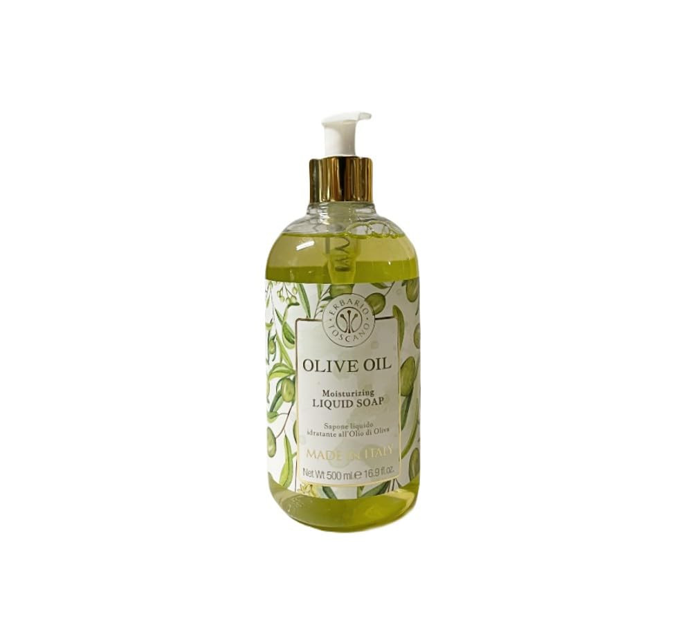ERBARIO TOSCANO Moisturizing Liquid Soap 16.9 fl. oz Made in Italy (Olive Oil) | Amazon (US)
