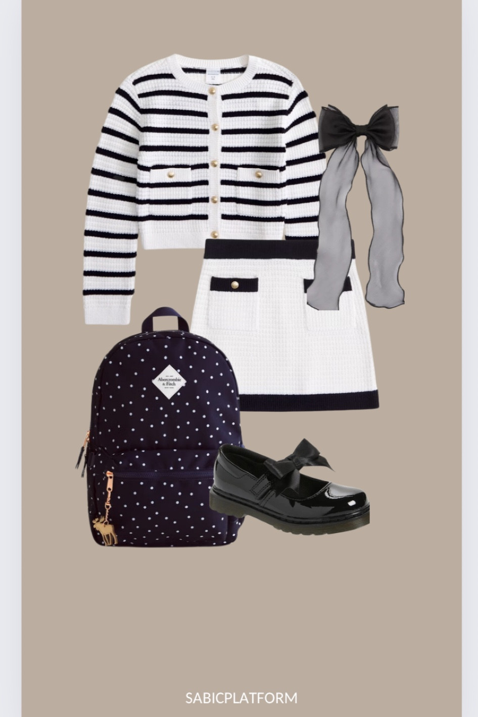 Back to school, little girl, outfit inspo, Abercrombie, backpack, shoes, skirt, hair accessories, hair bow, crew sweater, fall outfits, 

#LTKFindsUnder100 #LTKKids #LTKBacktoSchool