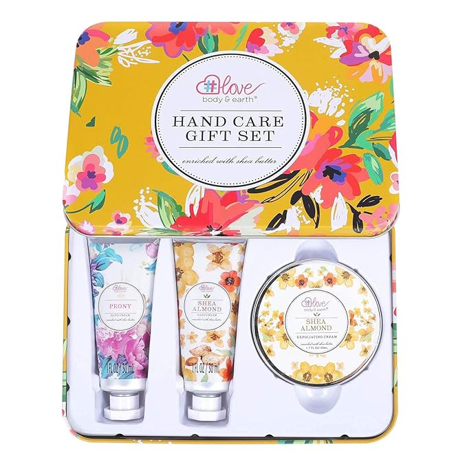 Hand Cream Gift Set - Lotion Sets for Women Gift, Hand Care Set with Shea Butter, Travel Size Han... | Amazon (US)