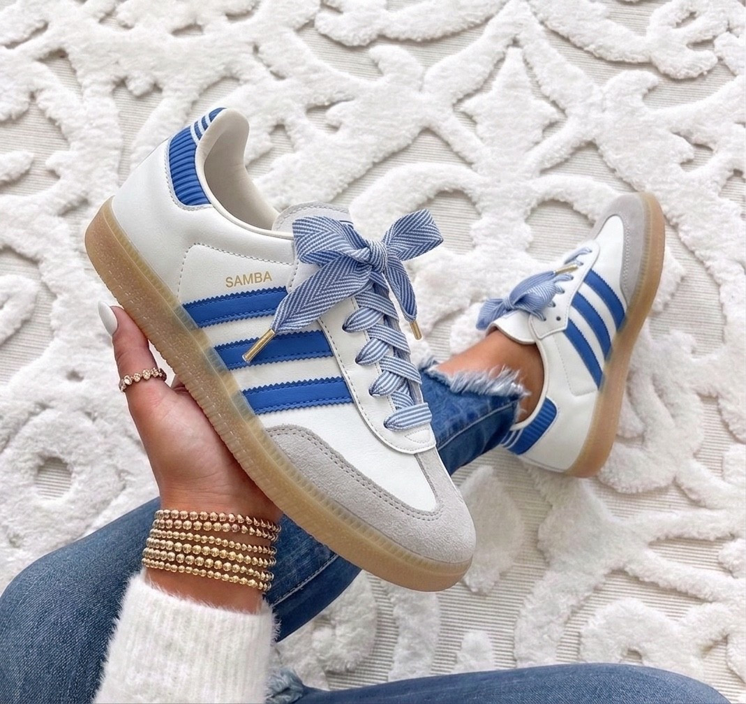 Adidas blue sambas run true to size