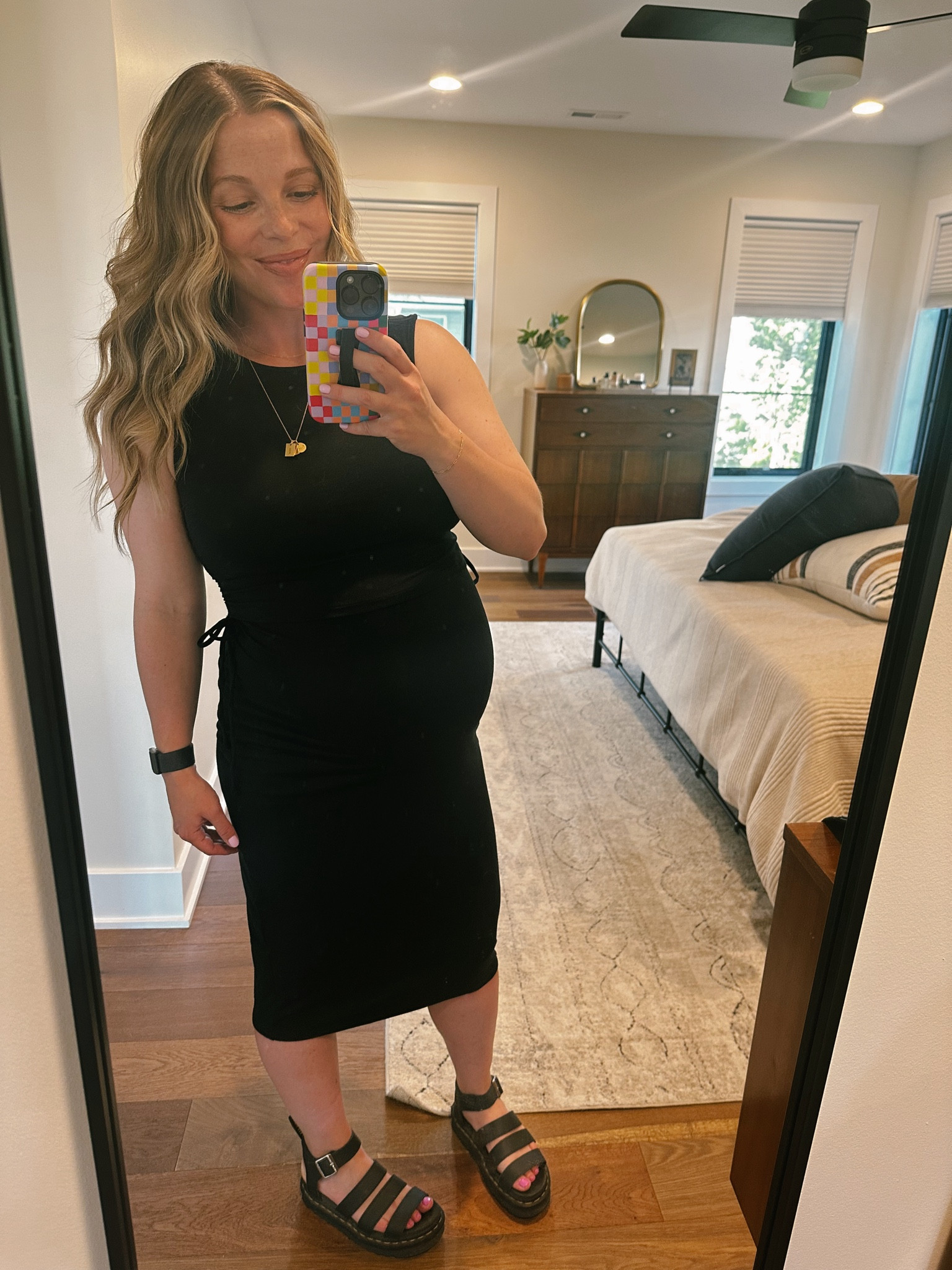 Comfy maternity dress! I stuck with my true size.