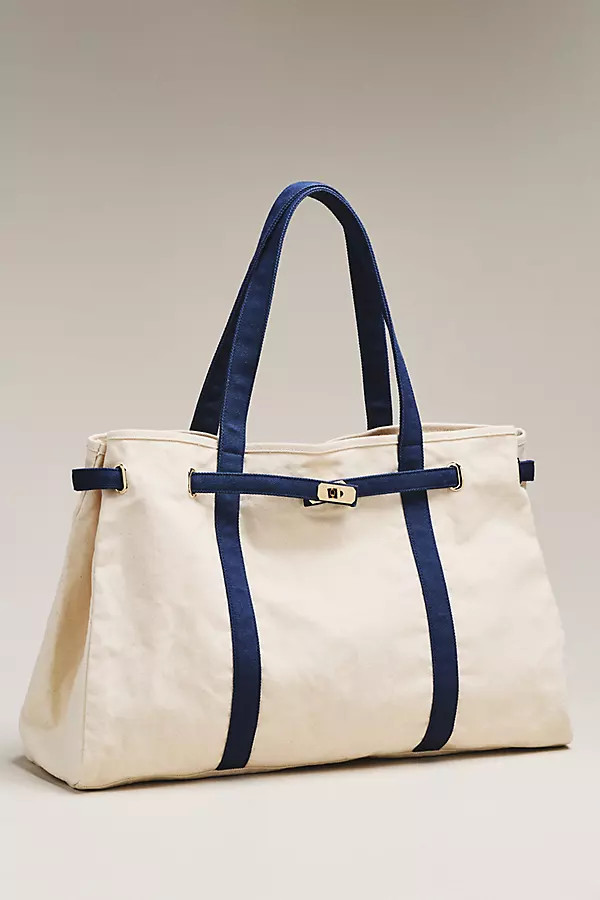 Oversized Canvas Slouchy Tote | Anthropologie (US)