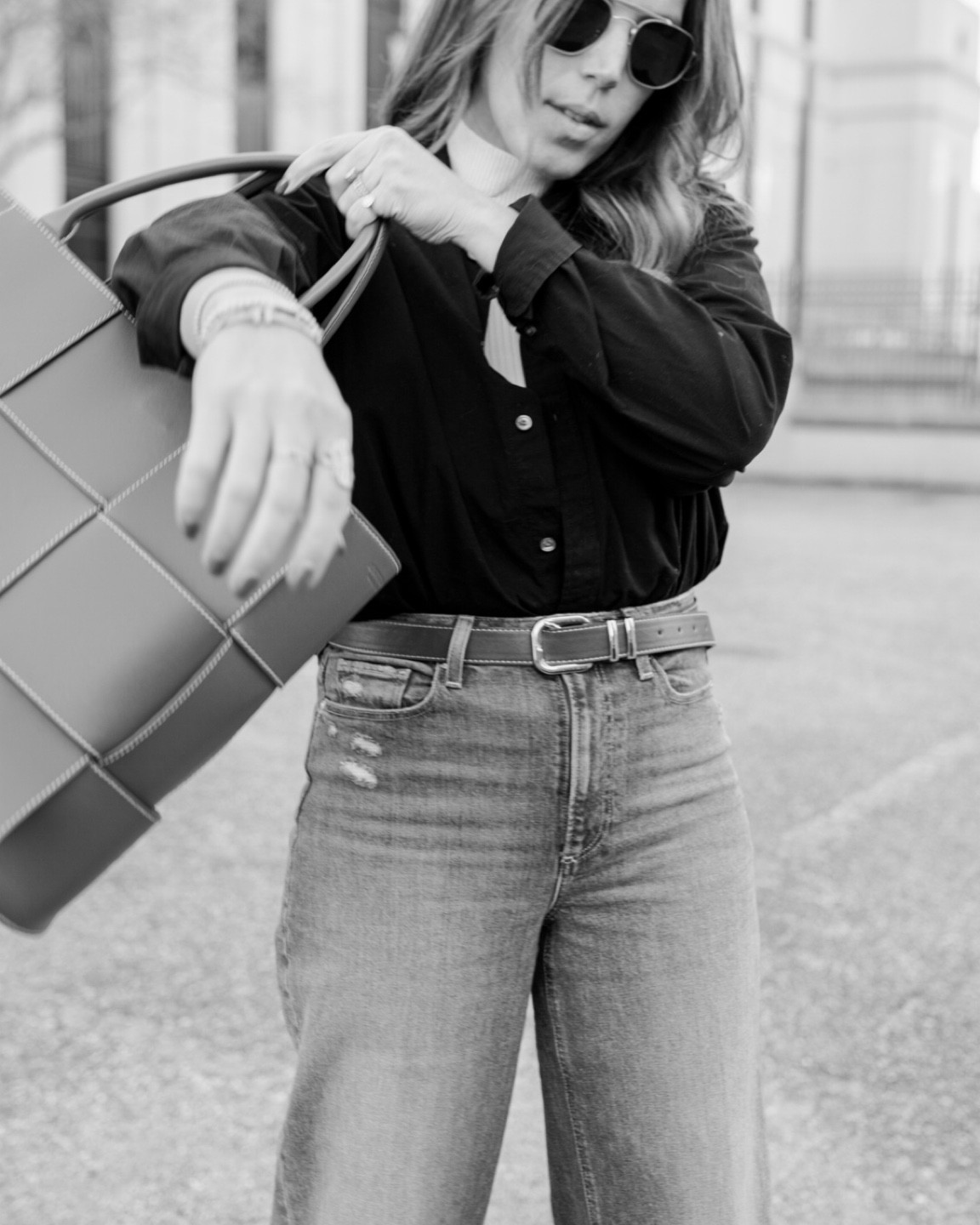 30 Outfits in 30 Days | Day Twenty Nine

And we’re back in these wide leg jeans because they are just that good.  I love how they create a very tailored look with just about any top or jacket. I’ve style them previously with a blazer but kept things scaled back this time with this button down/mock neck combo. I’m can easily take this look to the office or to happy hour!

Honestly, this series has been so good for me because I am seeing which items in my closet I consistently go back to and which ones I opt out of all the time. That said, I’ve removed even more from my closet in an effort to curate the perfect wardrobe!  These jeans though are here to stay because the fit is 🤌🏻 (chef’s kiss!) so good! 

#GRWM #LTK #momstyle #workwear #styleinspo 

#LTKstyletip #LTKworkwear