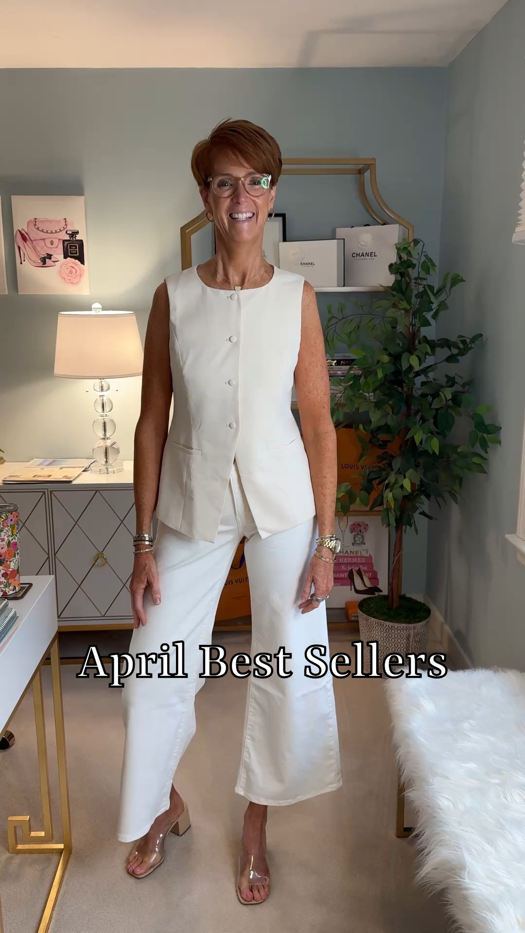You clicked, you shopped, and these pieces delivered—April bestsellers are BACK!

Hi friend! 👋 Thanks for your support! I’m so glad you’re here!
If you're tall, over 40, or just tired of fashion that doesn’t fit your life, you’re in the right place. I share classic, elevated outfit formulas that actually work on tall women (I’m 6’1” for reference!) and help you feel confident getting dressed again.
I am your resource for timeless, elevated fashion for women over 40 (and tall women)
Age: 55
Height: 6’1”
Tops: S/M
Bottoms: 8/10
Dresses: 8/M

Sizing for this video : 
Amazon cream vest size small
Levi’s 318 jeans size 30

Over 50 fashion, tall fashion, workwear, everyday outfits, timeless outfits, Classic Outfits, Amazon fashion, Amazon heat, elevated basics, elevated vest, monochromatic look, 

#LTKSummerEdit #LTKFindsUnder50 #LTKSeasonal