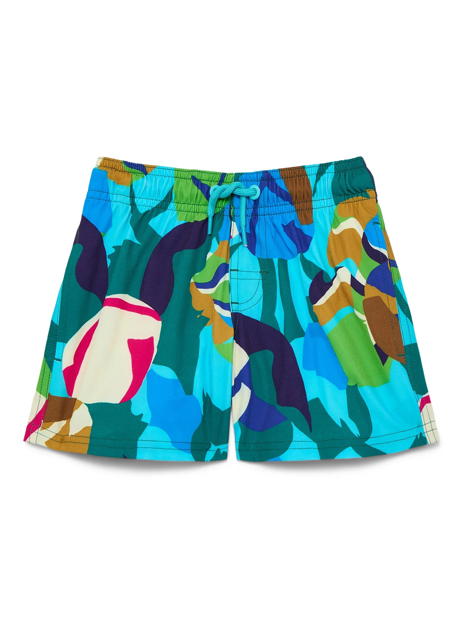 Wonder Nation Boys Family Swim Trunks with UPF50, Sizes 4-18 & Husky | Walmart (US)
