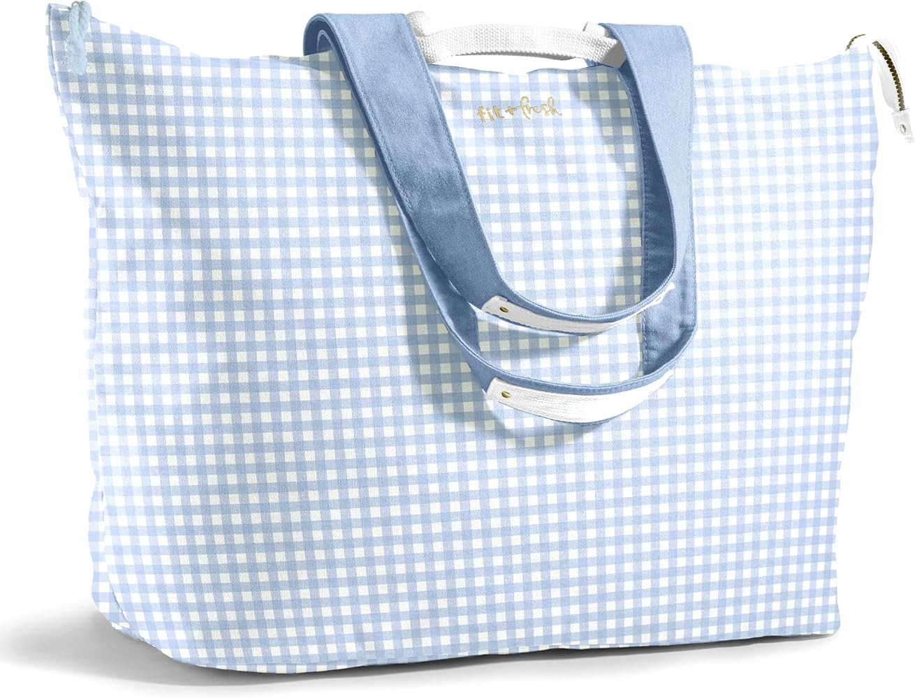 Fit & Fresh Large Beach Bag for Women - Extra Large Travel Tote With Pockets | Amazon (US)