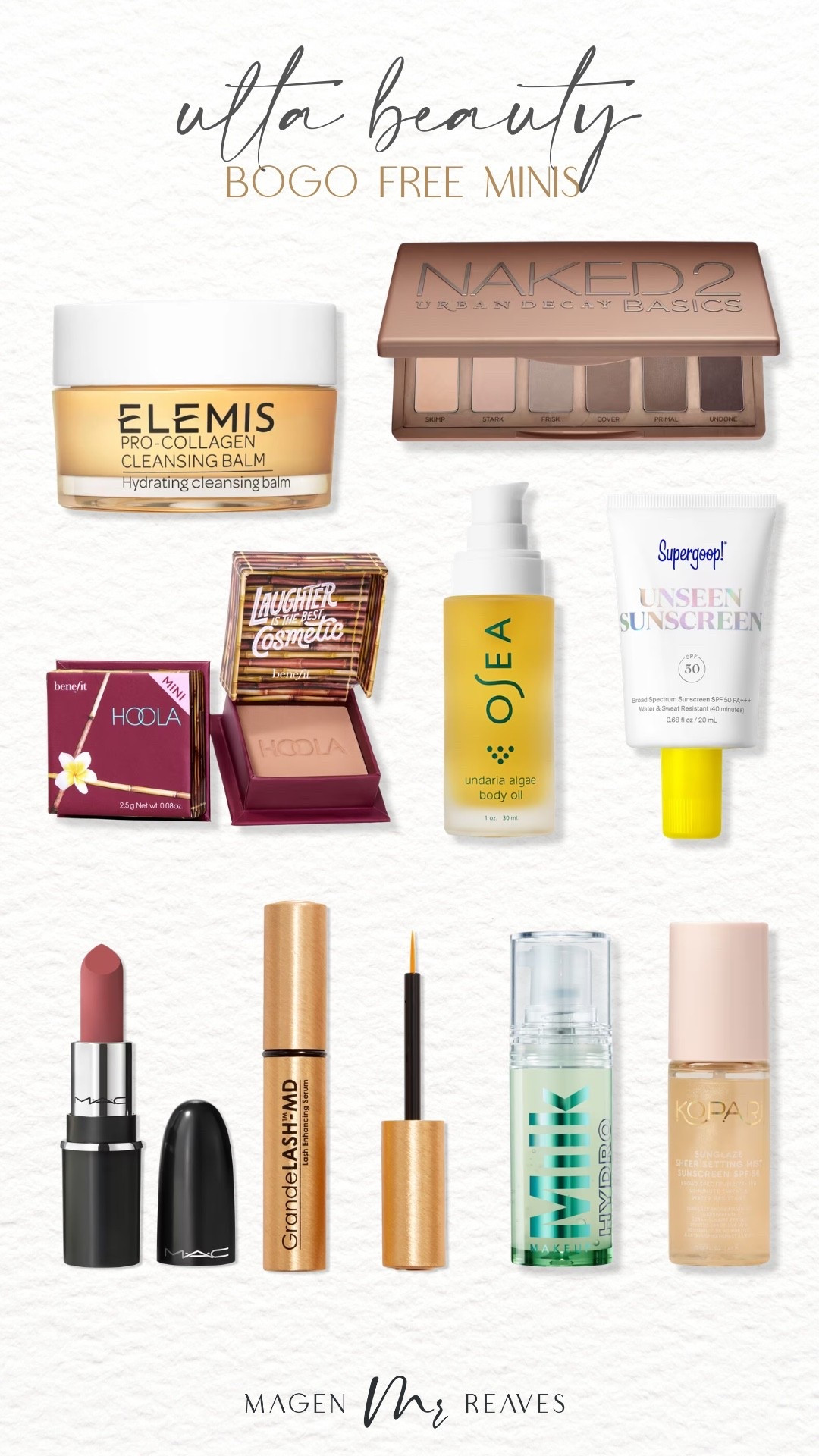 Ulta beauty bogo free minis!

Travel beauty, makeup minis, beauty sale

#LTKSaleAlert #LTKBeauty