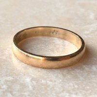 Vintage 14 Carat Gold Band | Etsy (US)