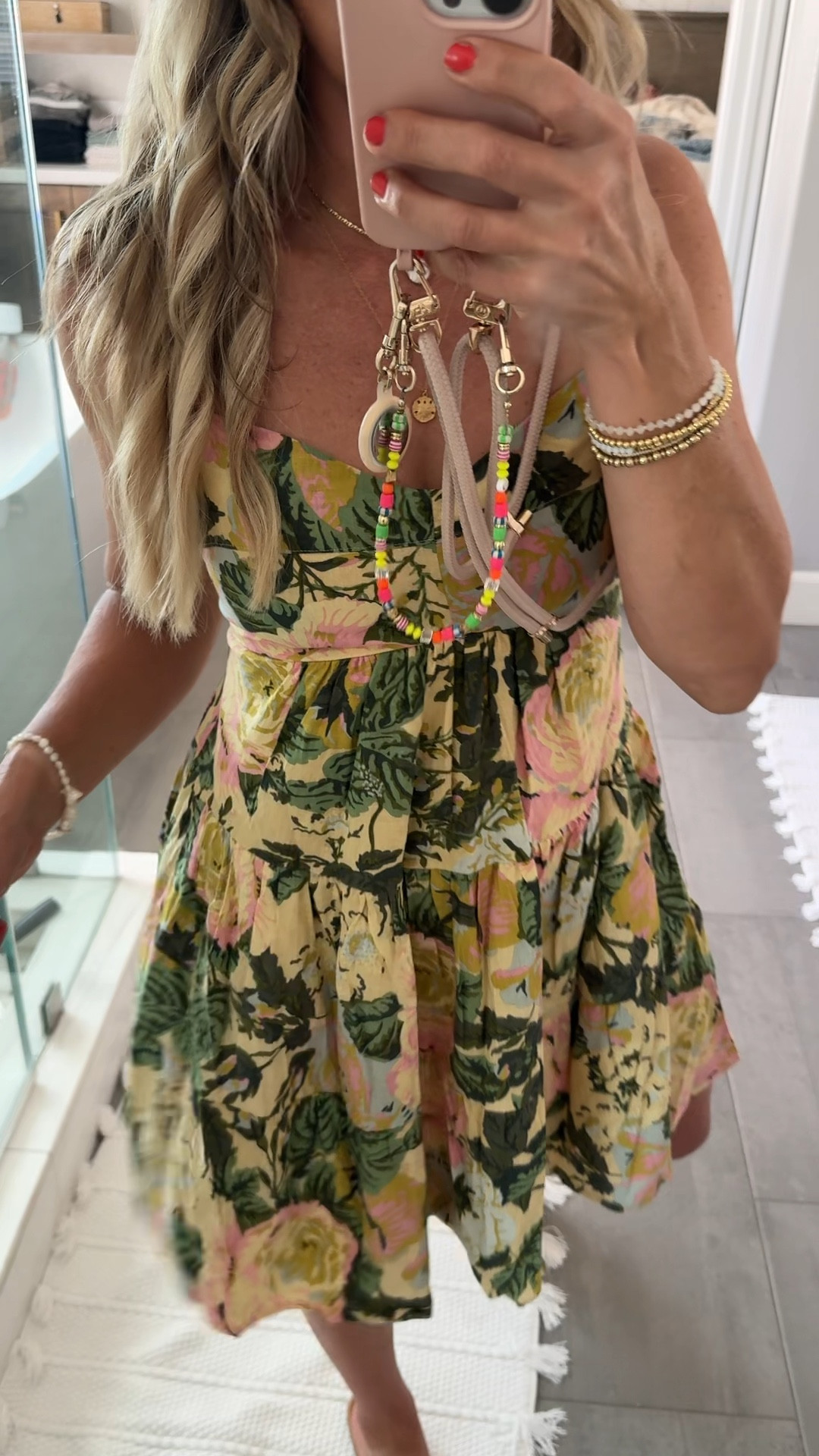 Vici sundress perfect for spring & summer. Great for tropical vacations with this fun print. Fit is tts.

Paired it with these cute target sandals- steal of a deal!! And, this summer straw tote also from Vici Collection.

#LTKOver40 #LTKPetite #LTKFindsUnder50