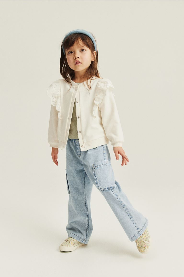 Wide Fit Jeans - Washed pink - Kids | H&M US | H&M (US + CA)
