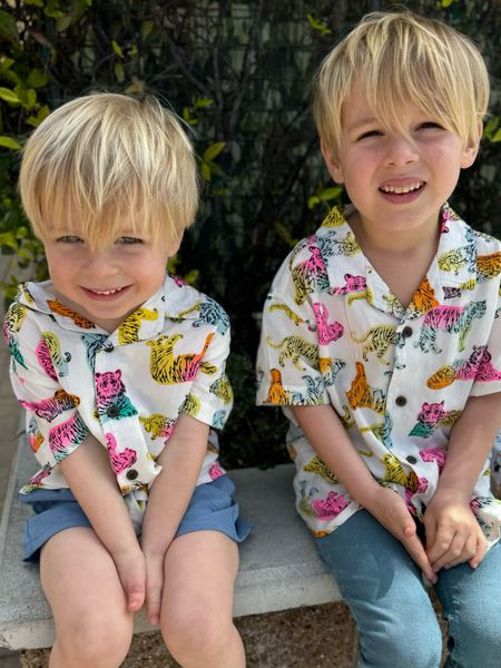 I can’t get enough of this $12 lightweight button-down with neon tigers for toddler boys.

#ToddlerBoysOutfits #SpringOutfits #ToddlerBoys #ToddlerOutfits #BoysOutfits #TargetStyle

#LTKSeasonal #LTKfindsunder50 #LTKkids
