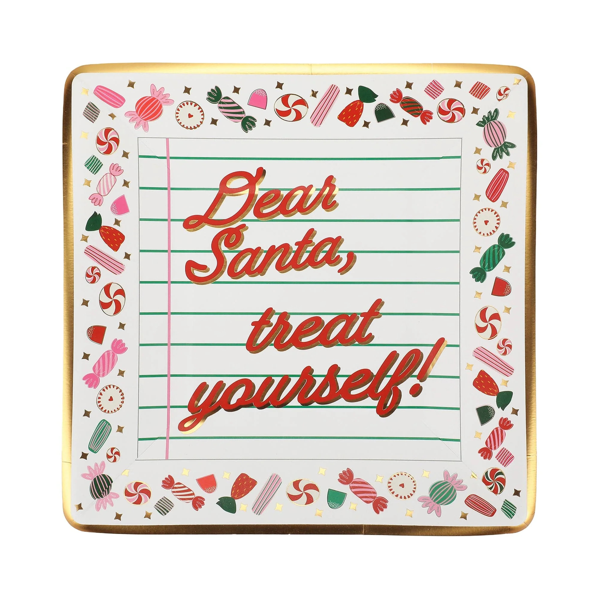 Santa Treats Dessert Plates (10 count) | Packed Party