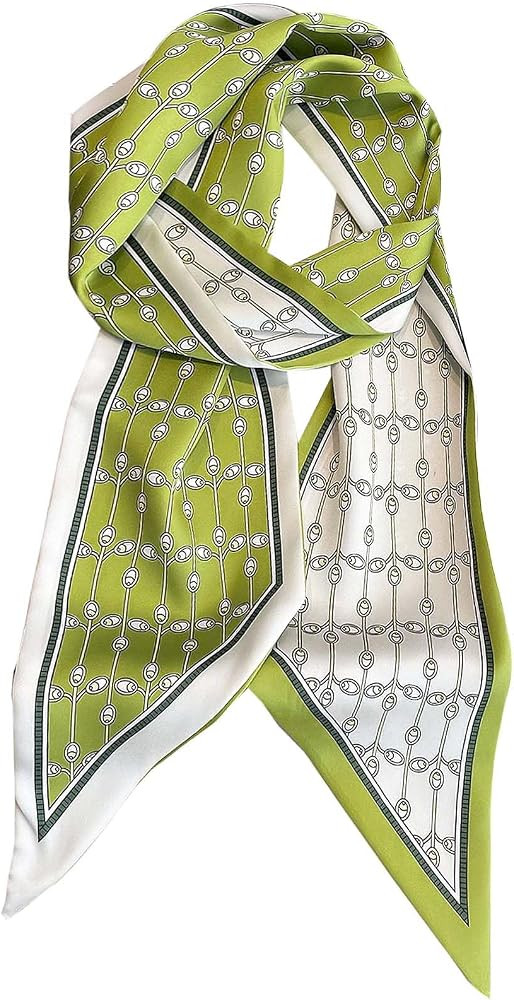 Head Scarf Purse Handle Neck Satin Hair Scarfs For Bag Lightweight Silky Long Thin Women's Fashio... | Amazon (US)