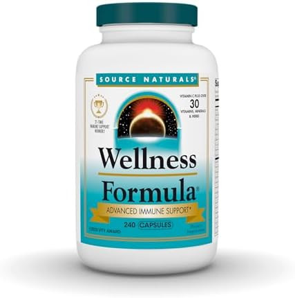 Source Naturals Wellness Formula Bio-Aligned Vitamins & Herbal Defense Advanced Immune Support* -... | Amazon (US)