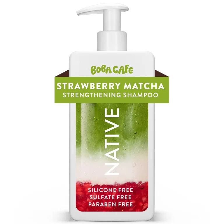 Native Limited Edition Strawberry Matcha Boba Shampoo and Conditioner Regimen | Walmart (US)