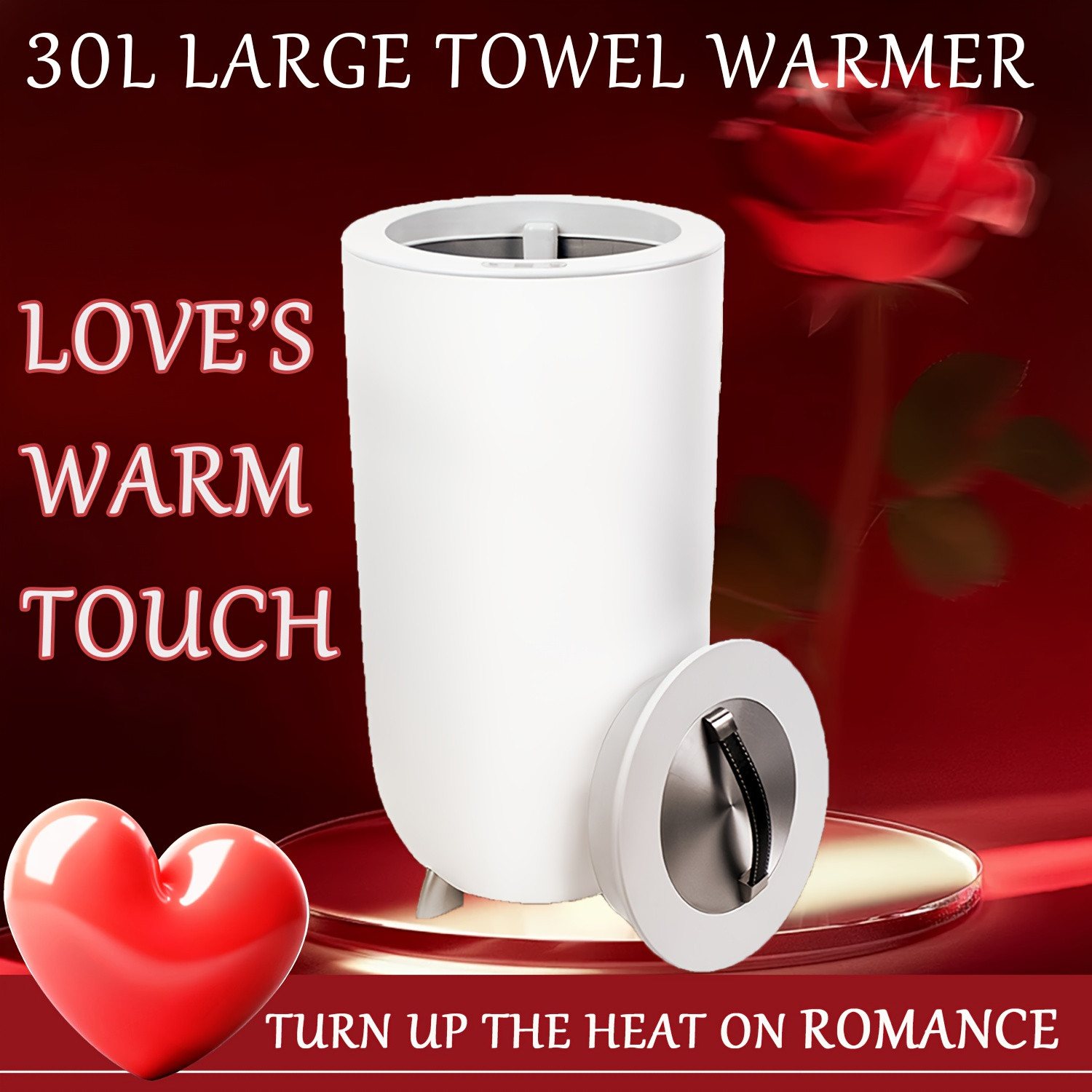 large towel warmer bucket 4 timer settings spa towel warmer - Temu | Temu Affiliate Program