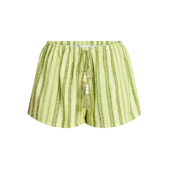 No Boundaries Cotton Pull On Shorts, 2" Inseam, Women's XXS-XXL | Walmart (US)