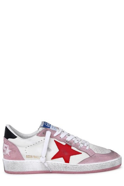 Golden Goose Deluxe Brand Ball Star Lace-Up Sneakers | Cettire Global