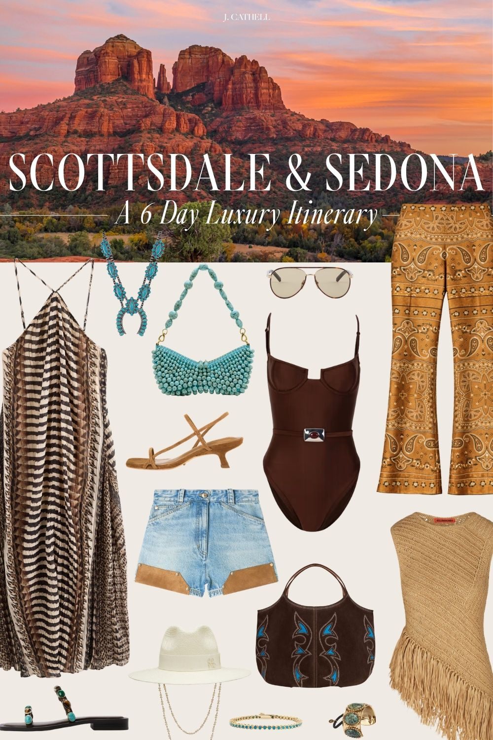 Scottsdale → Sedona 🌵✨

The ultimate desert escape—equal parts polished and restorative. Think poolside afternoons, spa days, incredible dining, and then a shift into Sedona’s red rocks, slower mornings, and unforgettable views.

Sharing the looks I’d pack for it all—from elevated resort wear to easy, comfortable pieces for exploring and relaxing. Save this for travel inspo and tap to shop. 🤍#Scottsdale #Sedona #DesertStyle #VacationStyle #ResortWear #TravelOutfits #LTKFinds
 

 

#LTKTravel #LTKootd #LTKOver40 #LTKTravel