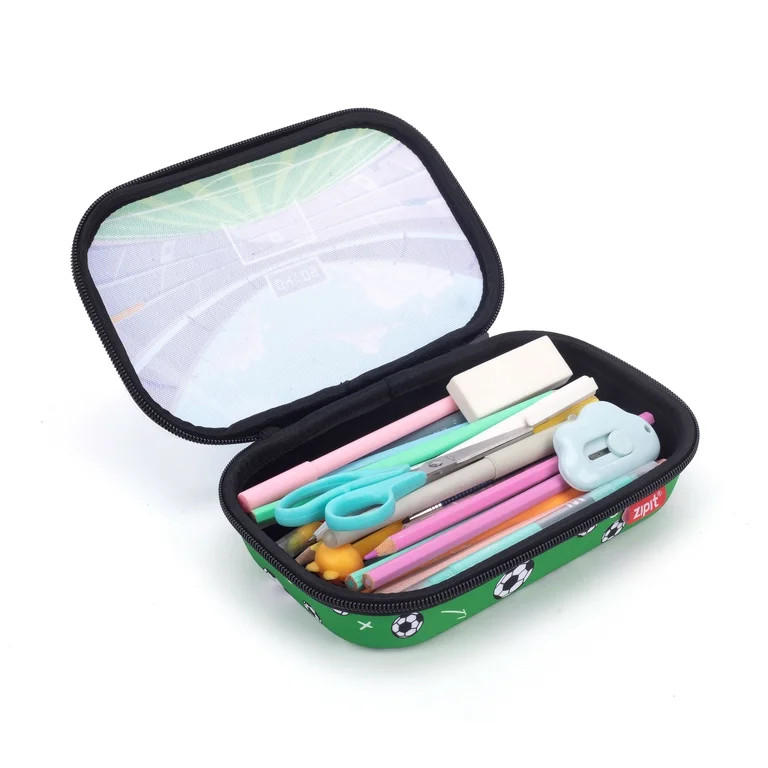 ZIPIT Soccer Pencil Box for Boys with Clear Top for Elementary School | Walmart (US)