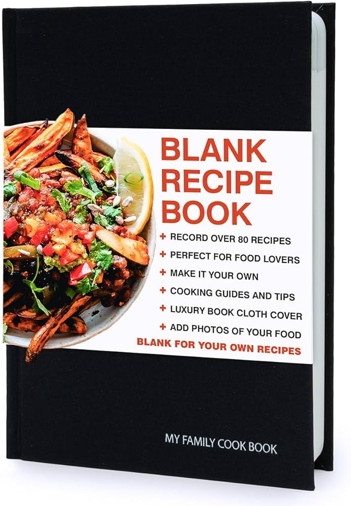 Suck UK Recipe Book For Own Recipes - Cook Books Blank - Blank Recipe Book - My Family Cookbook -... | Amazon (US)