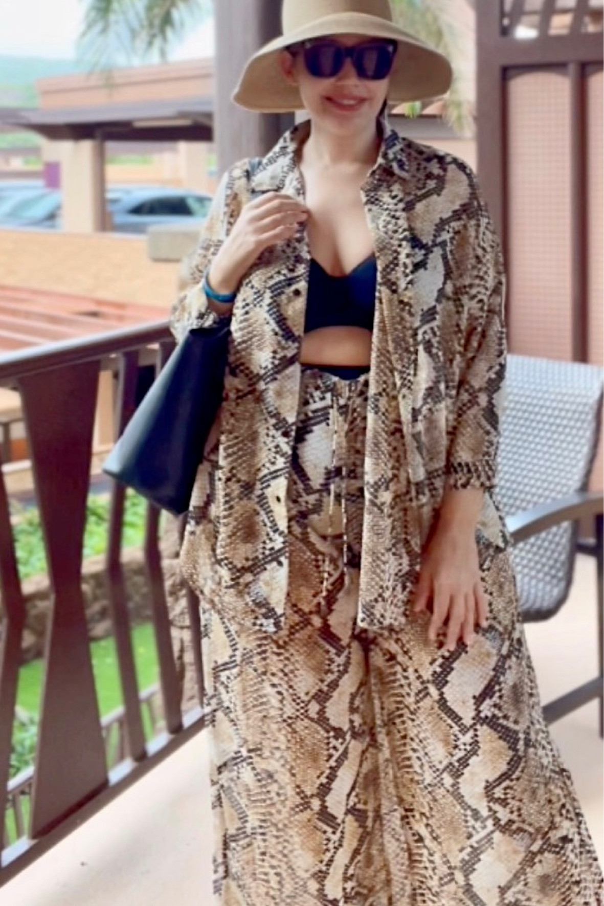 Plus size printed set + swimsuit 

#LTKunder50 #LTKcurves #LTKswim