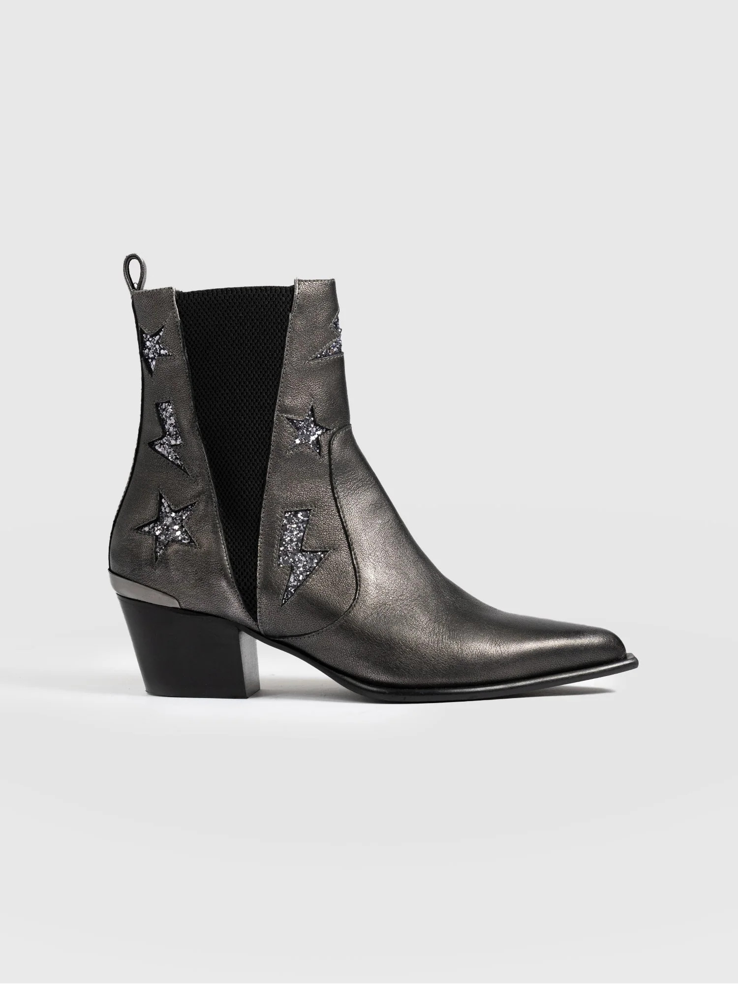 Billie Rock Boot - Gunmetal | Saint + Sofia