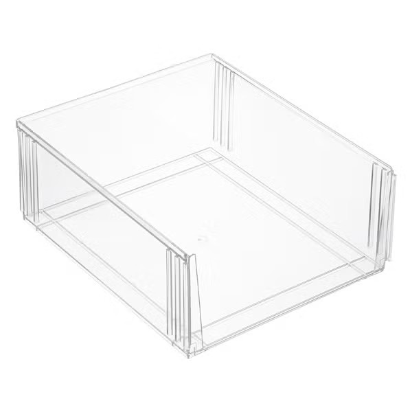 The Container Store Clearline Stackable Open Bins | The Container Store