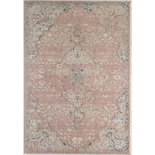Rugs America Hailey Harper Pink Amaranth Transitional Vintage 12 ft. x 15 ft. Area Rug-RA30669 - ... | The Home Depot