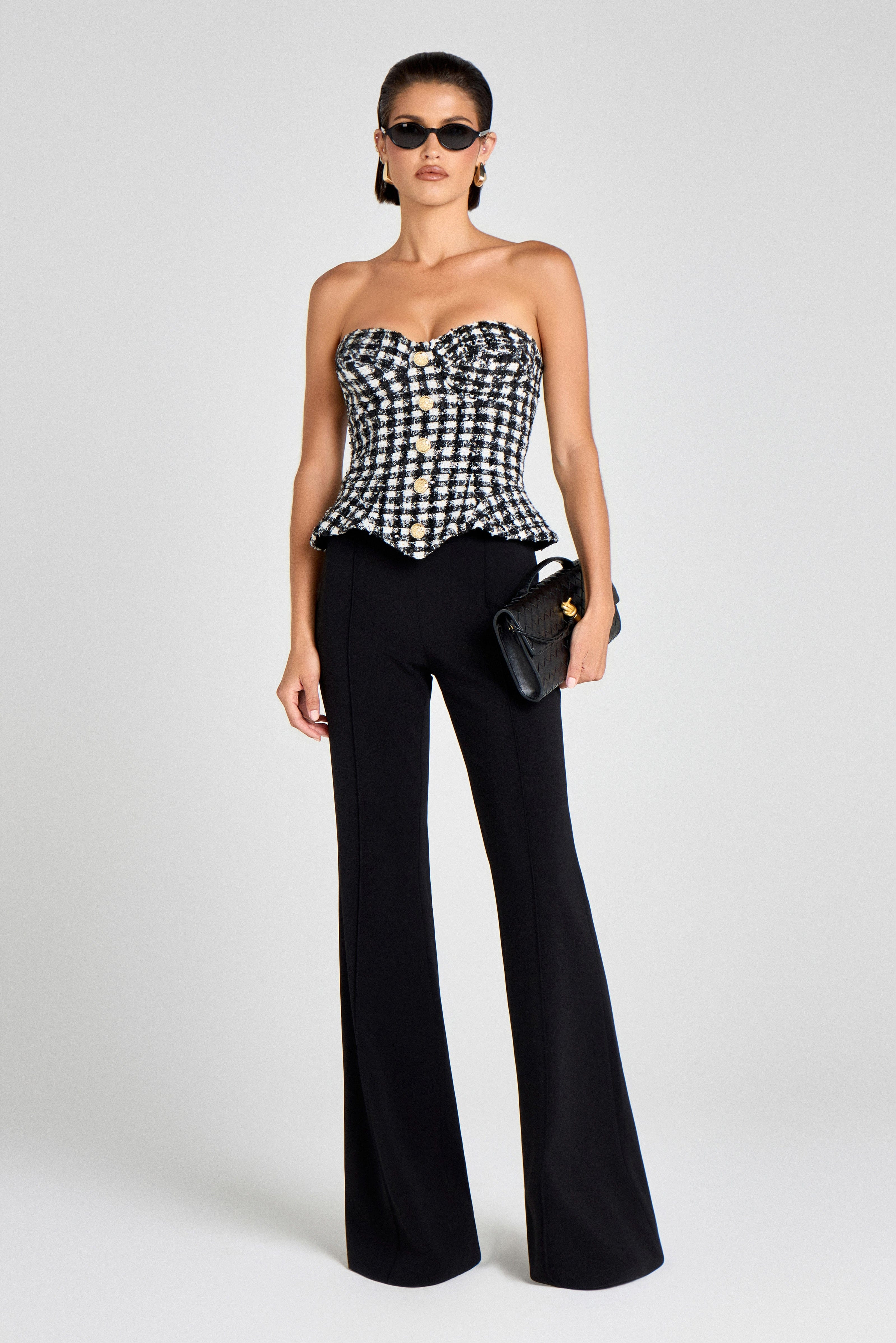 Maya Check Top | Nadine Merabi