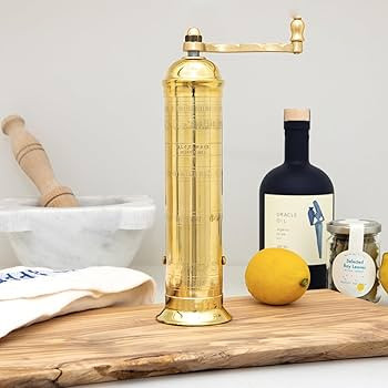 Alexander Home The Original Greek Pepper Mill 10 Inch Tall | European Pepper Mill Grinder with Cr... | Amazon (US)