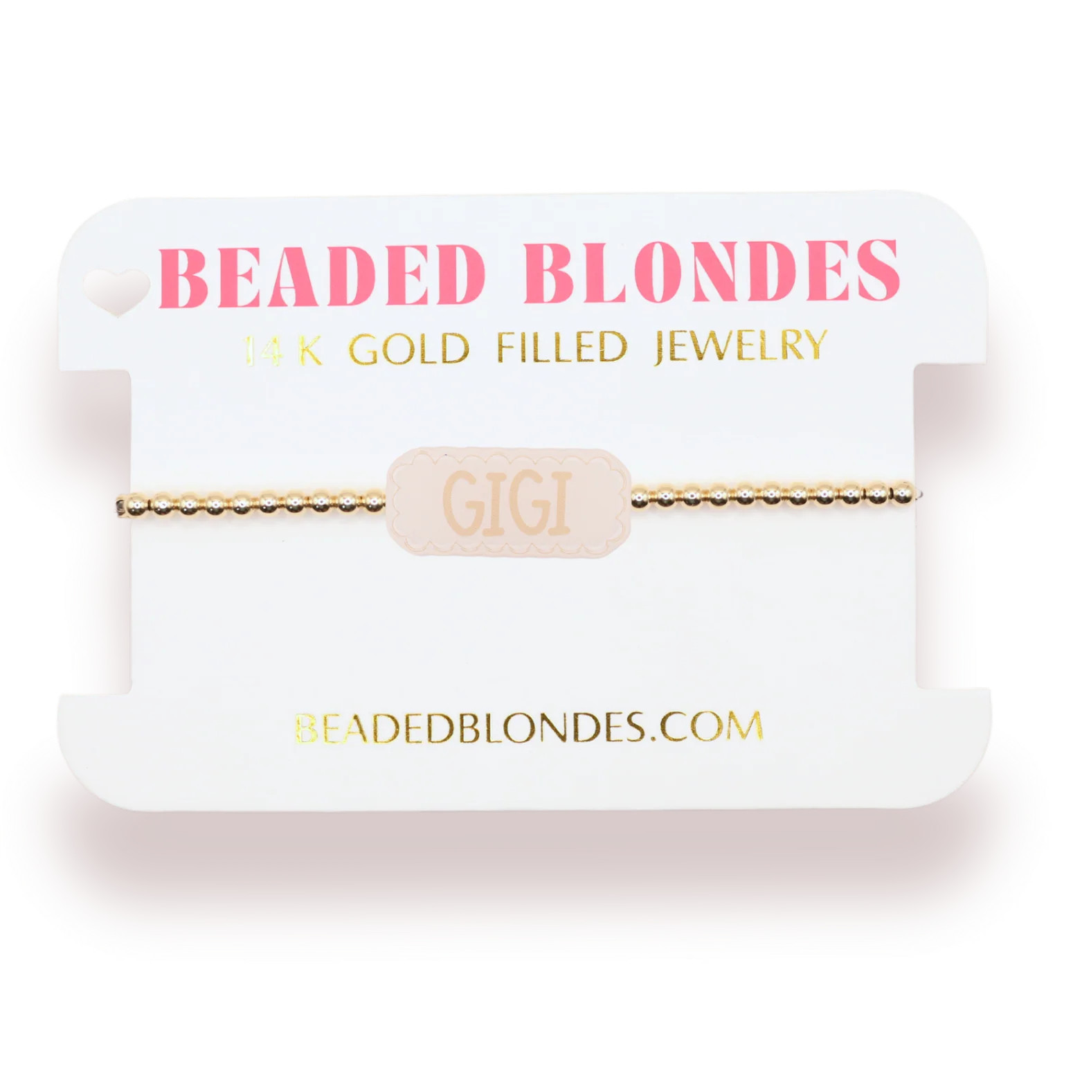 Gigi Bracelet on Gold | Beaded Blondes
