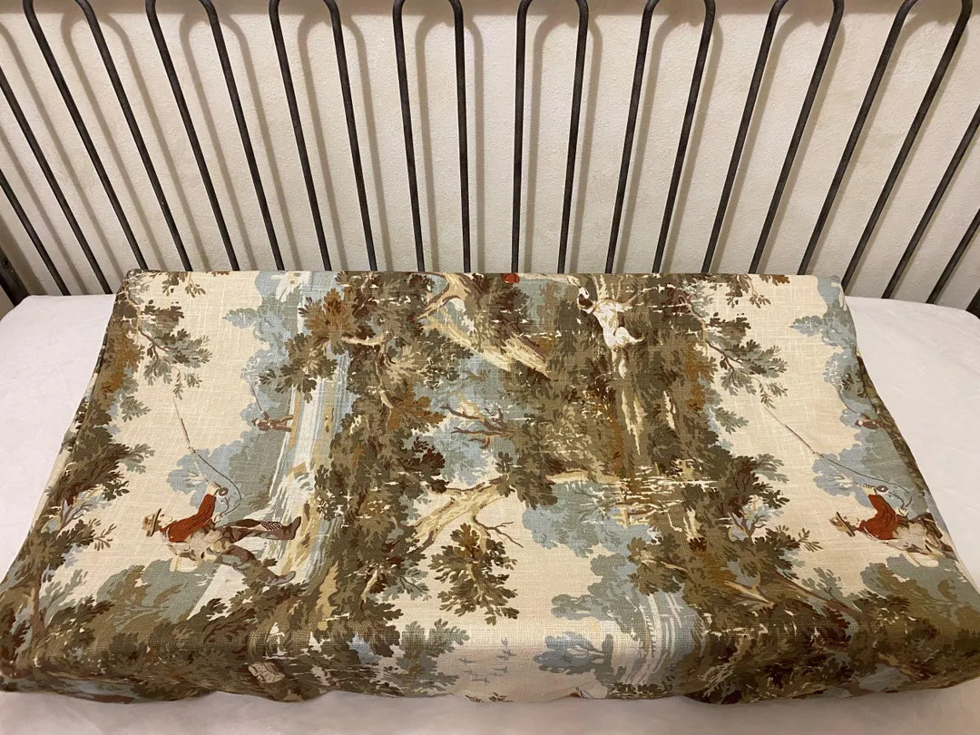 Changing Pad Cover, English Countryside Hunting and Fishing Toile Changing Pad Cover - Etsy | Etsy (US)