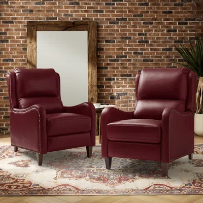 Beecher 28.75" Wide Leather Club Recliner | Wayfair North America